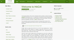 Desktop Screenshot of haca.net
