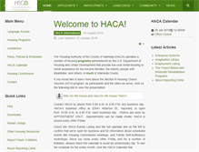 Tablet Screenshot of haca.net